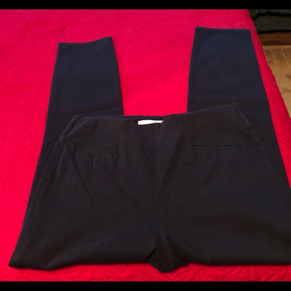 Soft Surroundings NWT Ultimate High Rise Zip Ankle Leggings- Black-Medium 10-12 - Picture 3 of 15